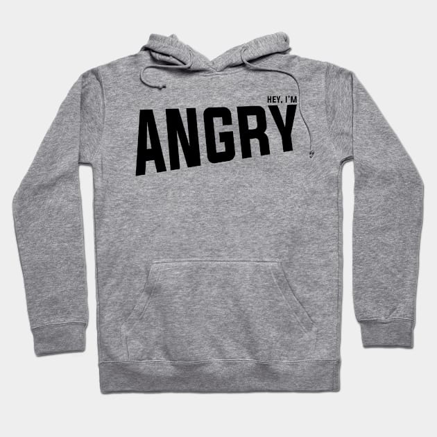 Hey im angry Hoodie by ShirtyLife